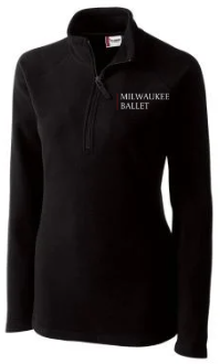 Black Ladies Fit Fleece Jacket