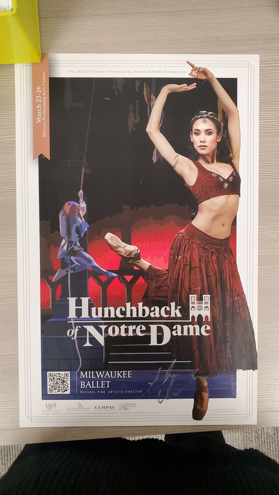 Autographed Poster | Hunchback of Notre Dame